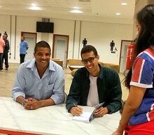 Noite de autógrafos na Arena Fonte Nova